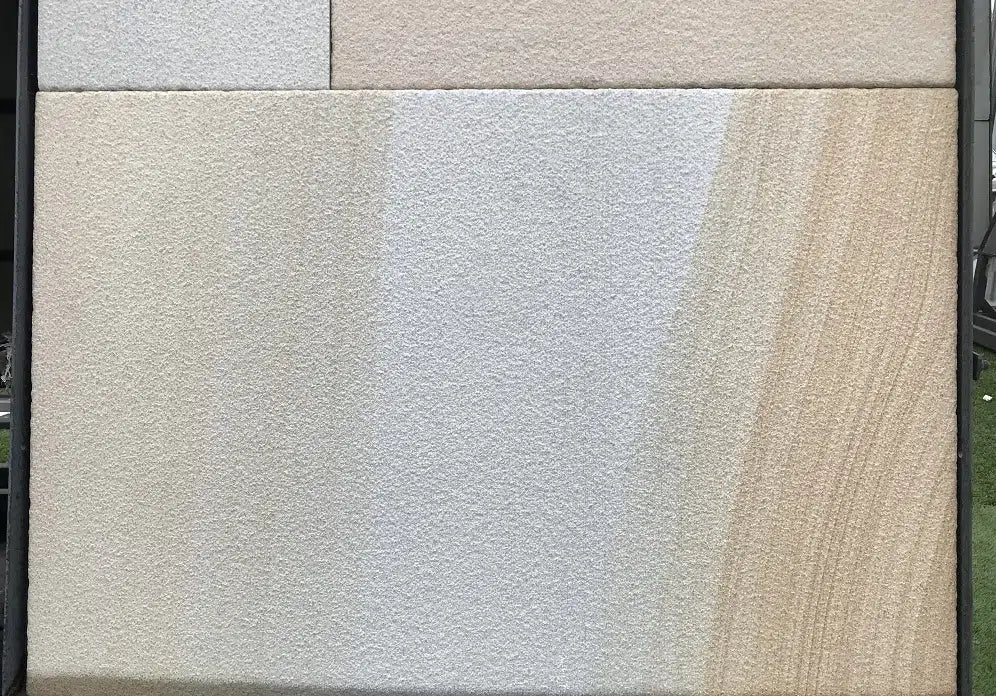 Paveworld Misty York Swirl textured sandstone surface detail
