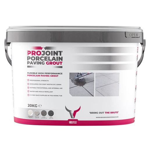 ProJoint Porcelain Paving Grout 20kg front product packaging
