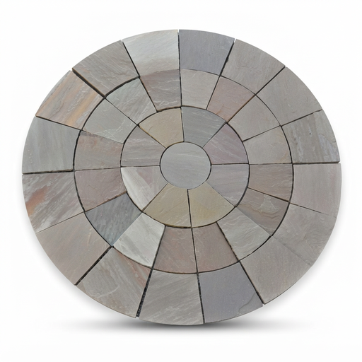 Paveworld Raj Green Sandstone Circle Set 3.30m