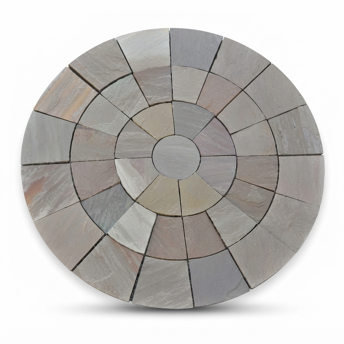 Paveworld Raj Green Sandstone Circle Set 3.30m