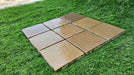 Paveworld Raj Green 150 x 150mm textured tumbled sandstone cobbles setts