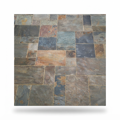 Paveworld Rustic Gold Slate 22mm calibrated paving