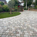 Santa Fee mixed size tumbled sandstone driveway block paving