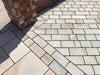 Paveworld Santa Fee sandstone block paving with sawn and tumbled finish
