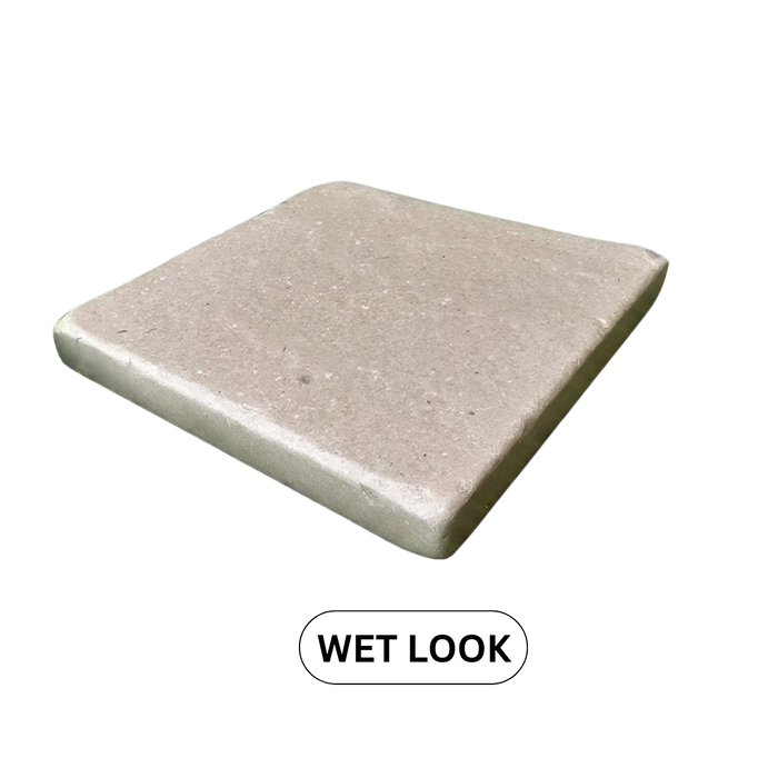 Silver Birch textured and tumbled natural sandstone setts by Paveworld