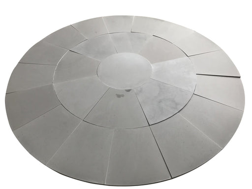 Paveworld Silver Dune smooth sawn sandstone circle paving detail