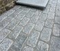 Paveworld Silver Grey Granite 200 x 100mm cropped tumbled cobbles setts