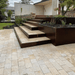 Paveworld Sinai Pearl limestone block paving driveway cobbles